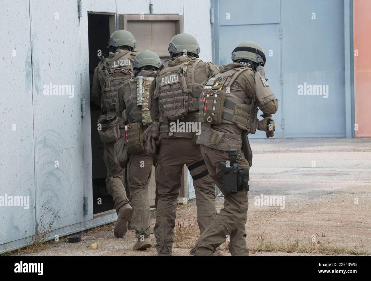 Simboli e segni delle forze di polizia austriache Foto Stock