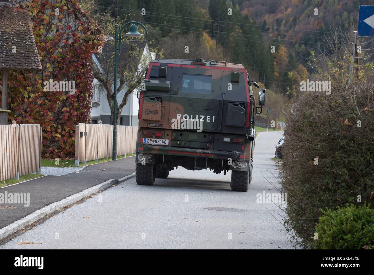 Simboli e segni delle forze di polizia austriache Foto Stock