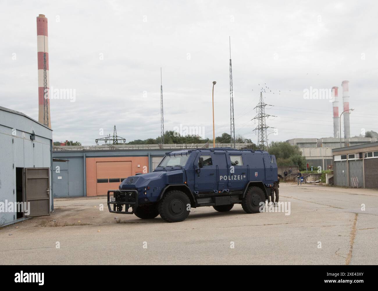 Simboli e segni delle forze di polizia austriache Foto Stock