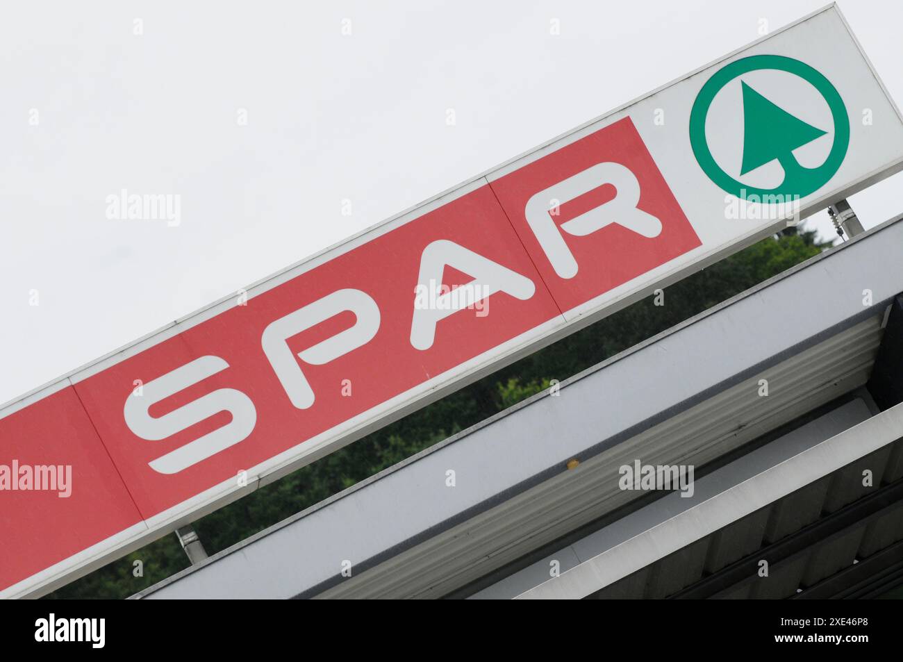 Spar è un commerciante di generi alimentari in economia Foto Stock