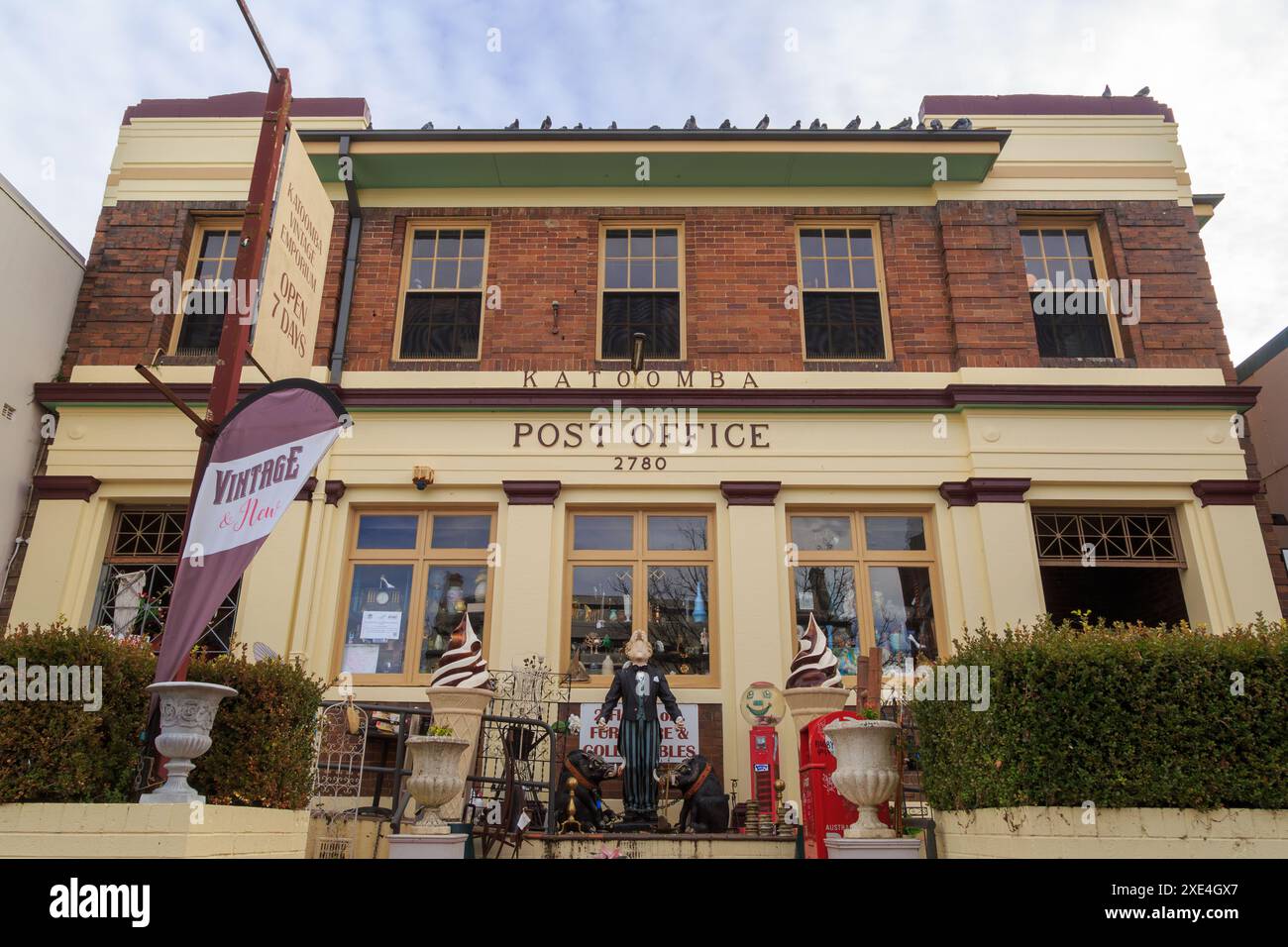 Lo storico edificio dell'ex ufficio postale (1924) a Katoomba, nuovo Galles del Sud, Australia Foto Stock