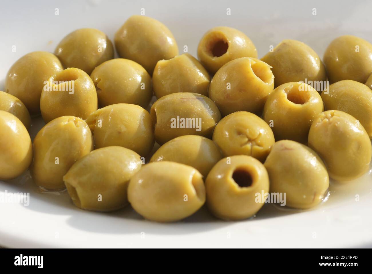 Olea europaea, Olive, ohne Kern, senza fossa Foto Stock