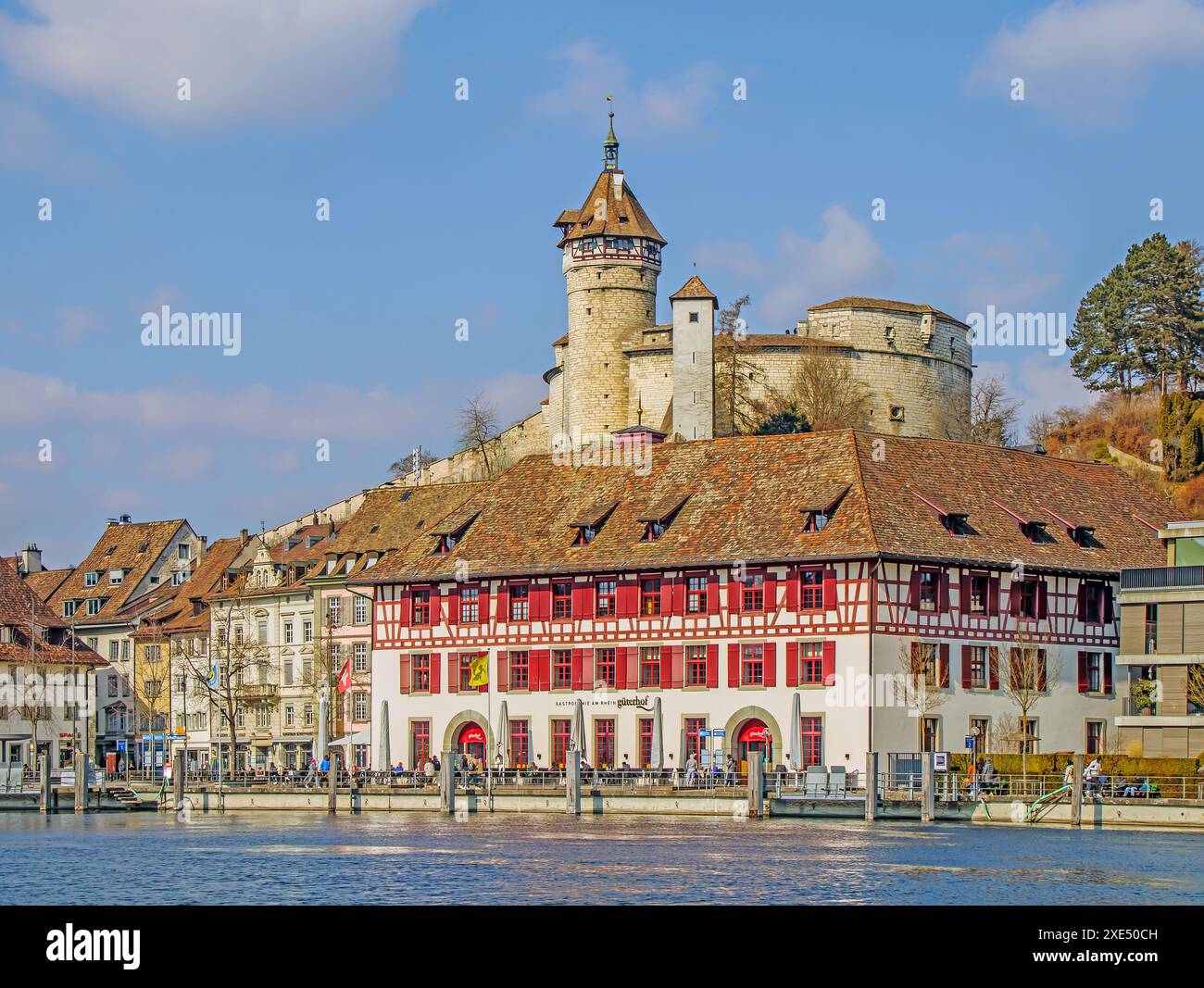 Sciaffusa sull'alto Reno, Svizzera Foto Stock