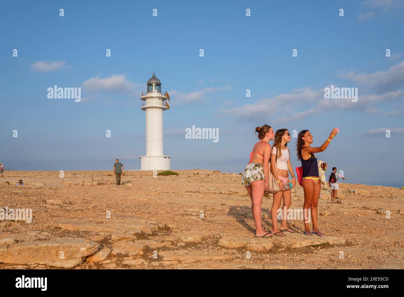 Faro de Cabo de BerberÃ­a Foto Stock