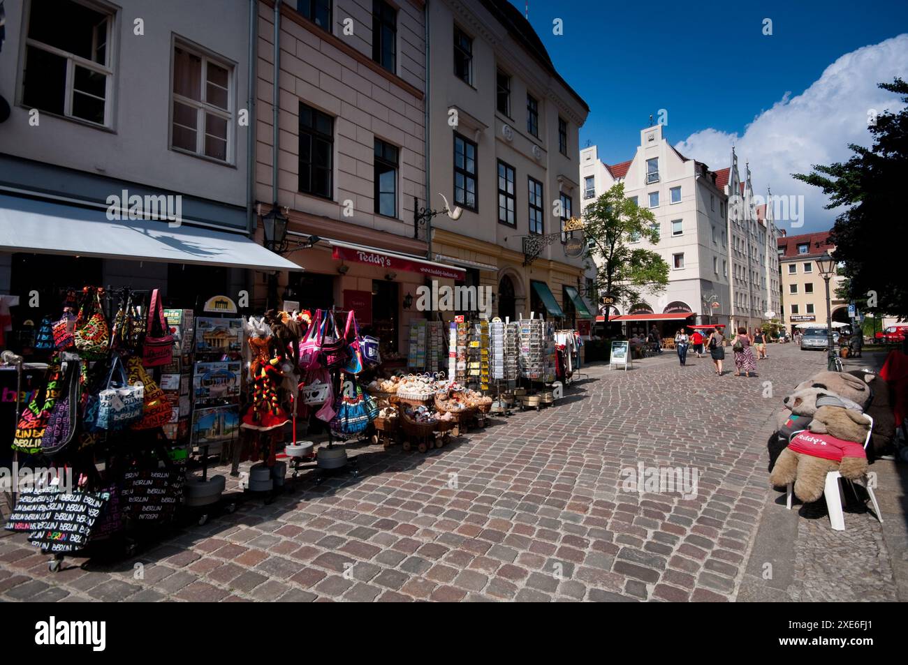 Germania, Berlino, quartiere Nikolaiviertel, negozio Foto Stock