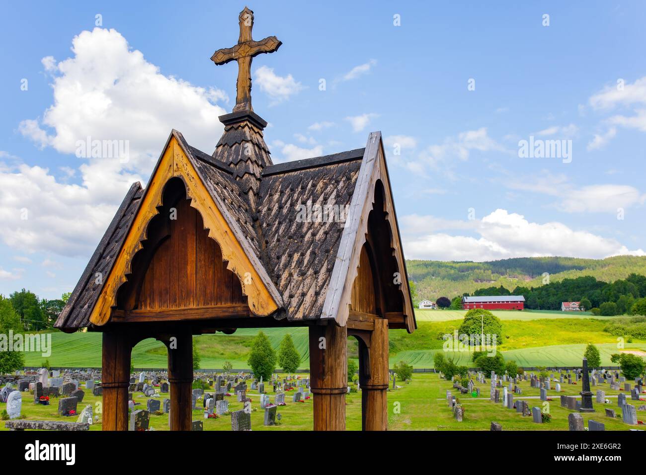 Cimitero antico Foto Stock