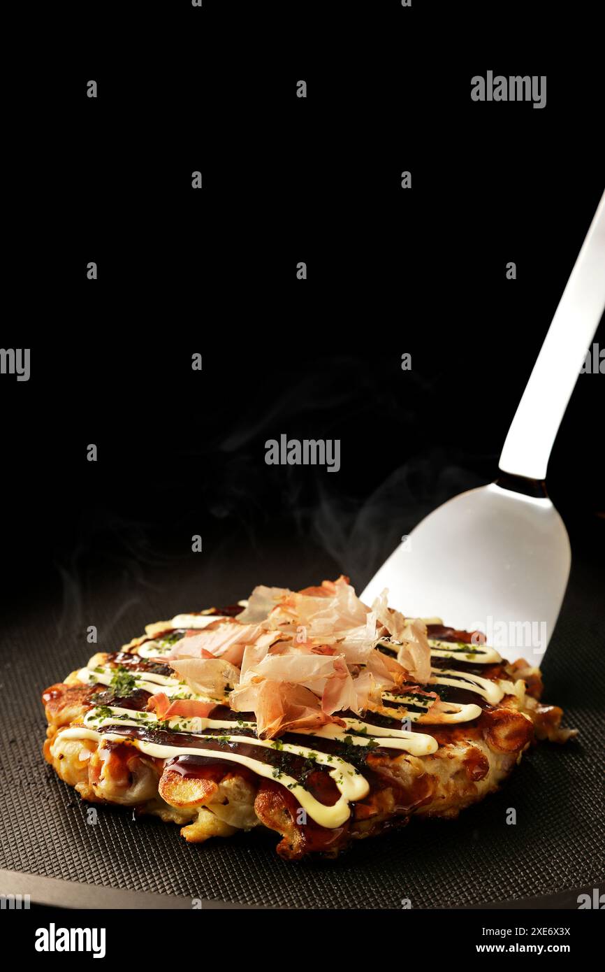 Okonomiyaki Foto Stock