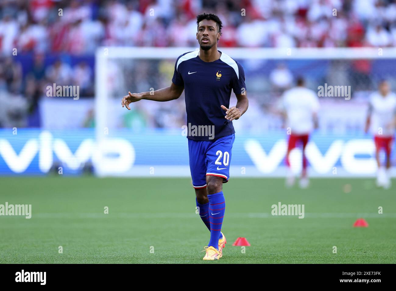 Dortmund, Germania. 25 giugno 2024. Kingsley Coman di Francia durante la partita UEFA Euro 2024 del gruppo D tra Francia e Polonia al BVB Stadion Dortmund il 25 giugno 2024 a Dortmund, in Germania. Crediti: Marco Canoniero/Alamy Live News Foto Stock