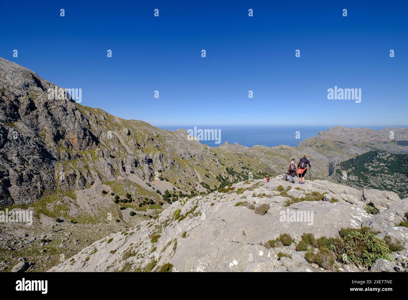 Cresta del Puig de Ses Vinyes Foto Stock