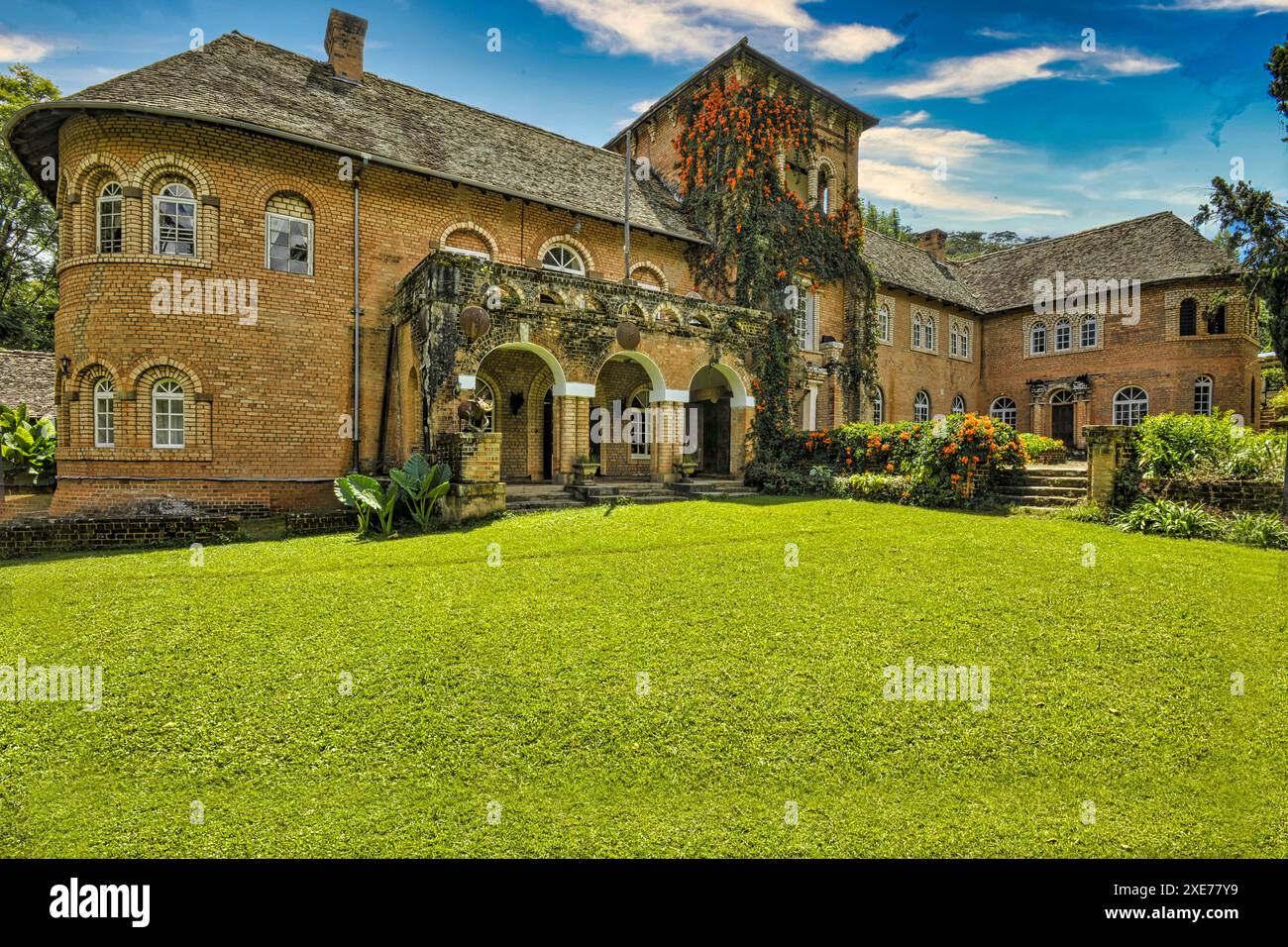 Shiwa ng'andu House costruita nel secolo scorso da Sir Stuart Gore-Browne, provincia di Muchinga, Zambia Foto Stock