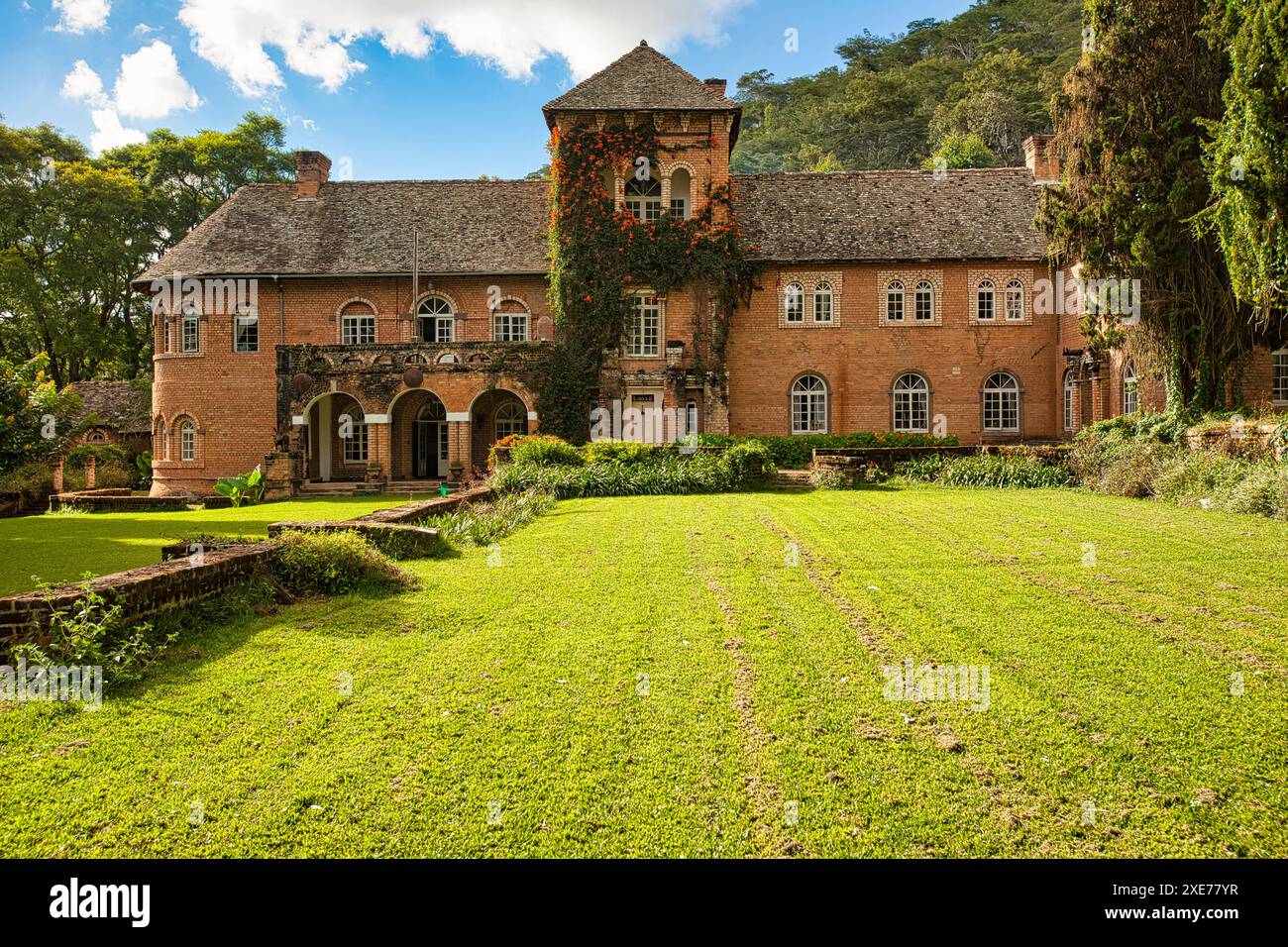 Shiwa ng'andu House costruita nel secolo scorso da Sir Stuart Gore-Browne, provincia di Muchinga, Zambia Foto Stock