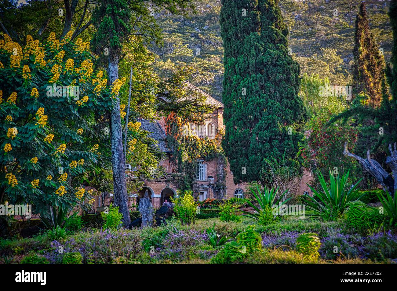 Shiwa ng'andu House costruita nel secolo scorso da Sir Stuart Gore-Browne, provincia di Muchinga, Zambia Foto Stock