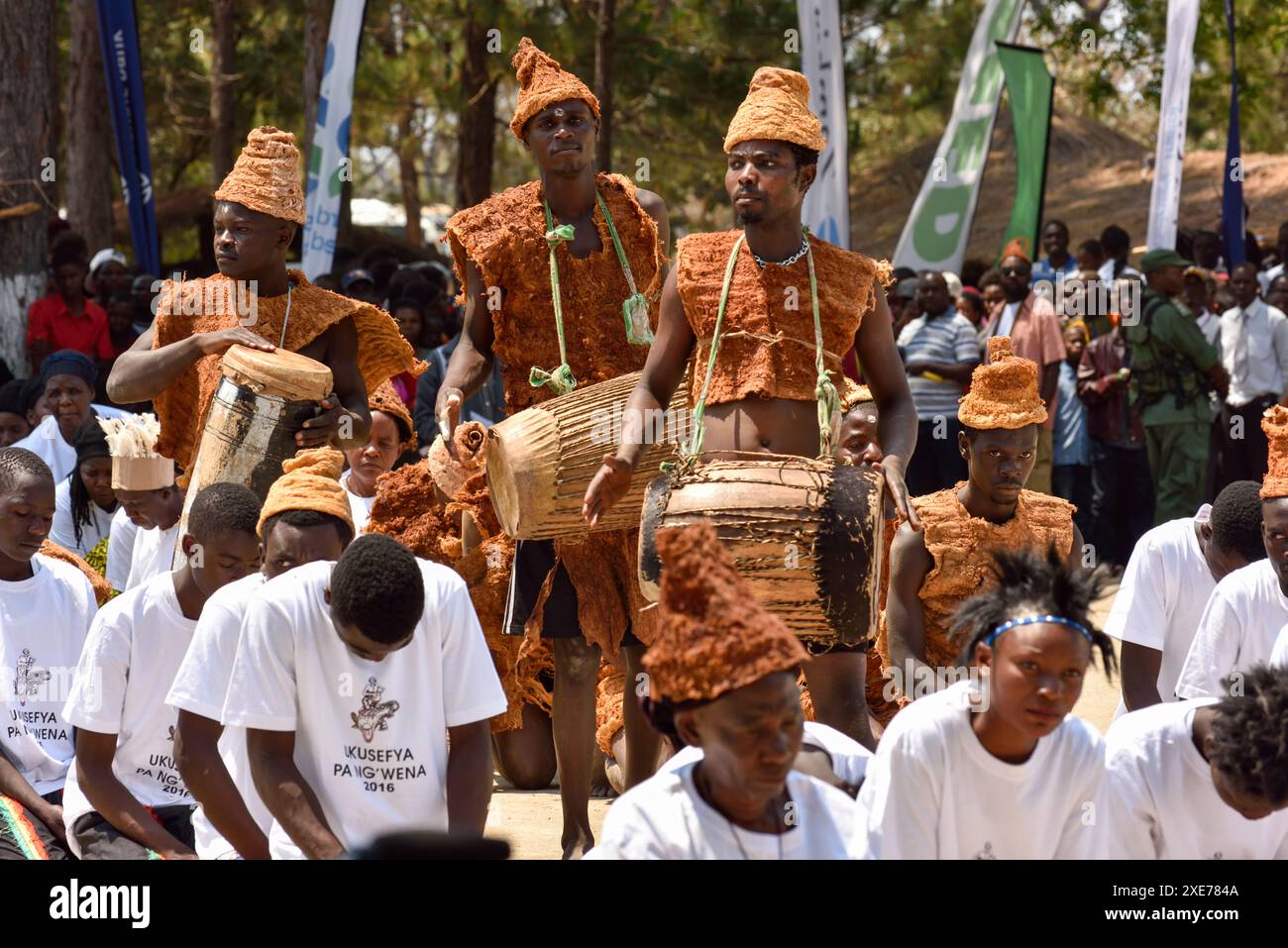 Ukusefya pa ng'wena, una cerimonia tradizionale del popolo Bemba, Kasama, Zambia Foto Stock