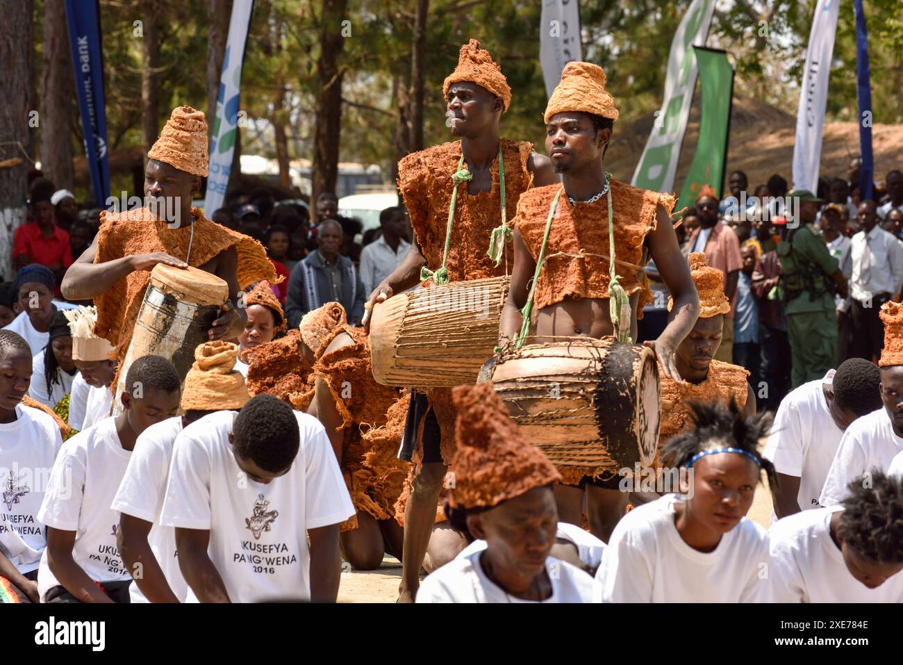 Ukusefya pa ng'wena, una cerimonia tradizionale del popolo Bemba, Kasama, Zambia Foto Stock