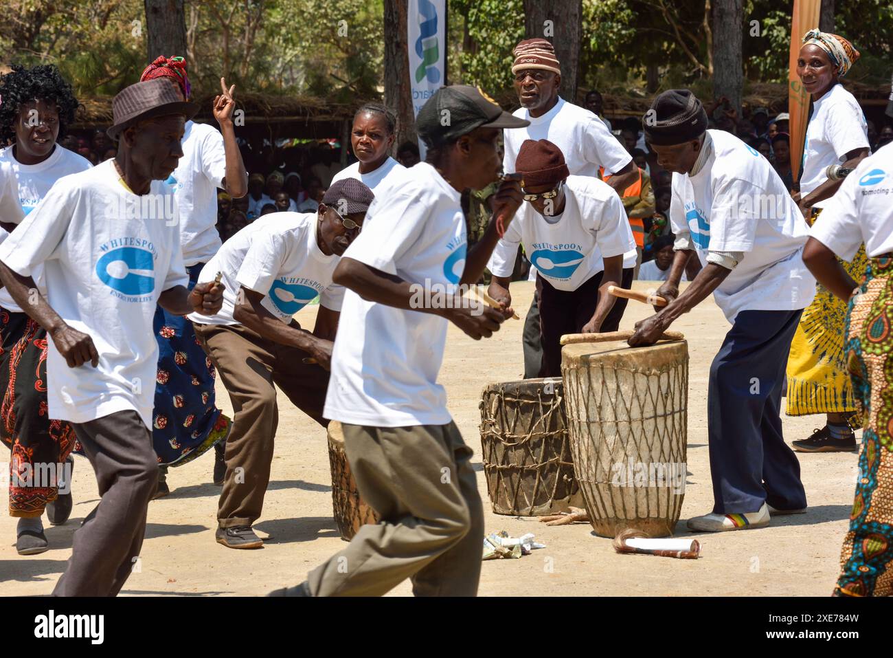Ukusefya pa ng'wena, una cerimonia tradizionale del popolo Bemba, Kasama, Zambia Foto Stock