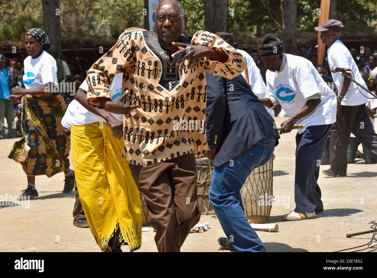 Ukusefya pa ng'wena, una cerimonia tradizionale del popolo Bemba, Kasama, Zambia Foto Stock