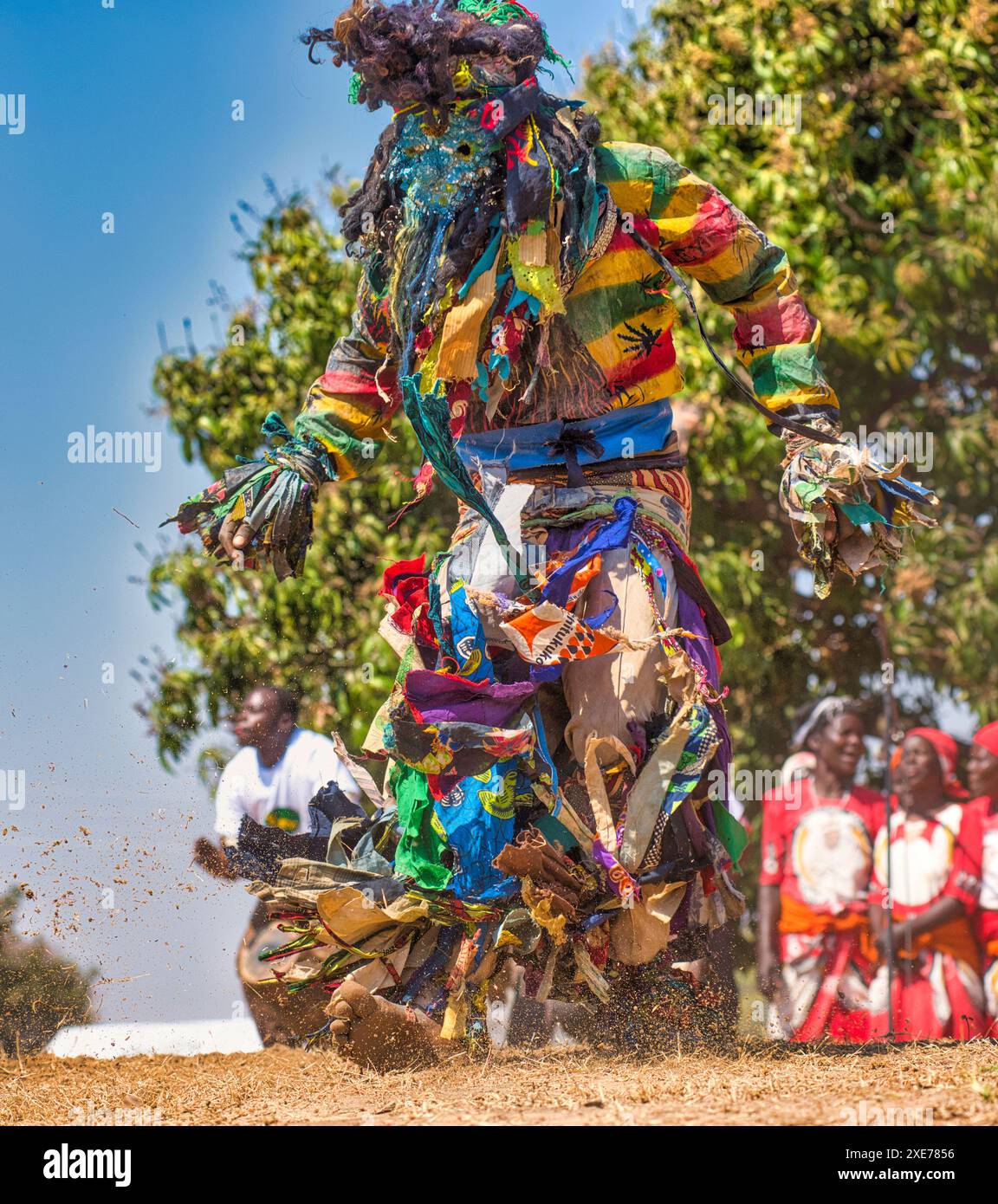 La cerimonia tradizionale Kulamba del popolo Chewa dello Zambia, del Mozambico e del Malawi, dello Zambia Foto Stock