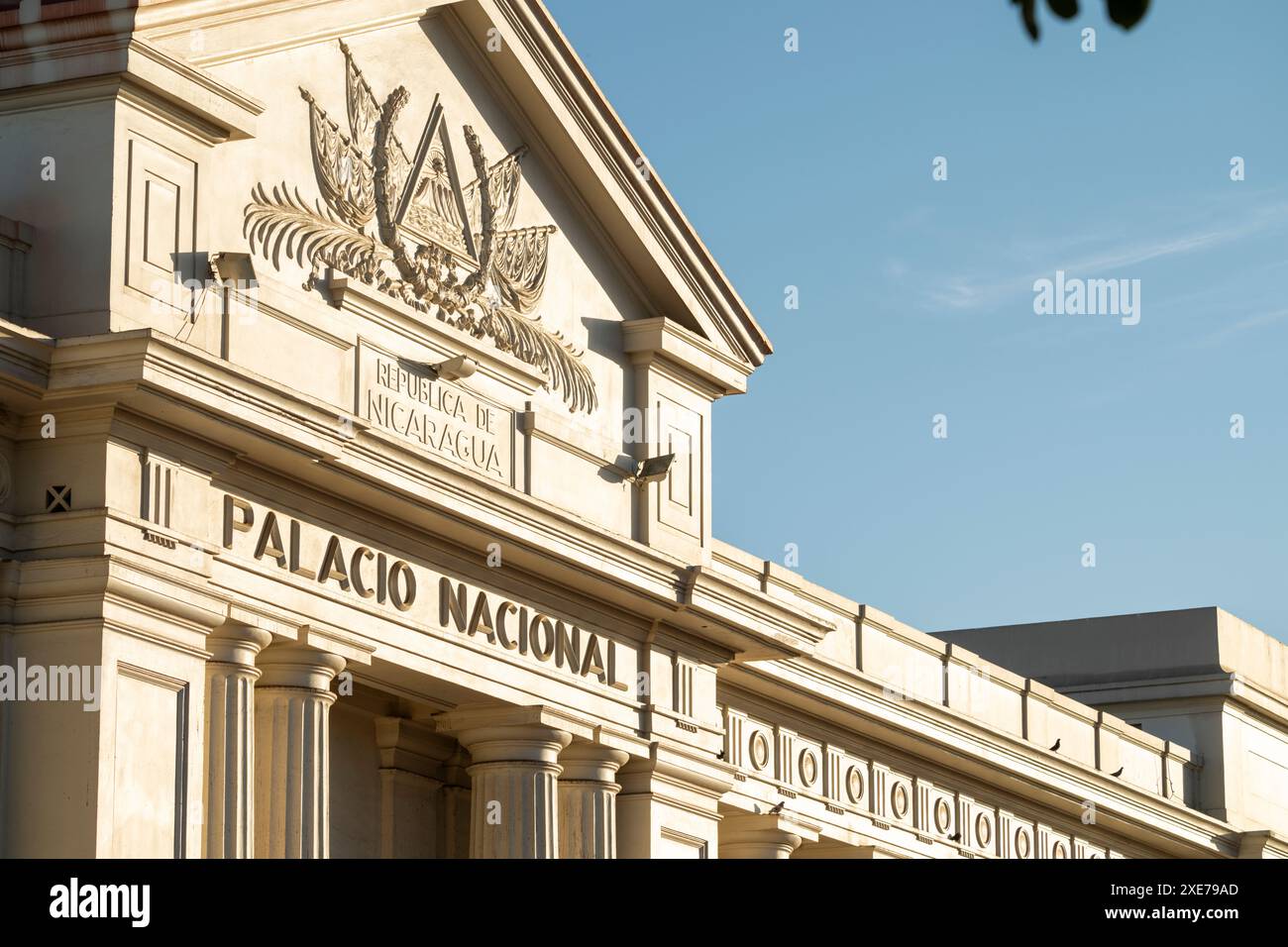 Esterno del Palazzo della Cultura, Plaza de la Revolucion, Managua, Nicaragua, America centrale Foto Stock