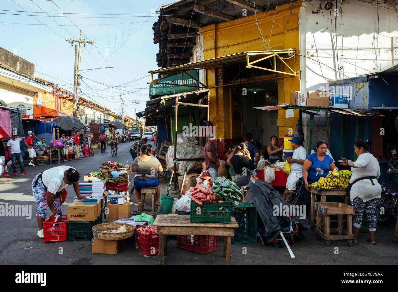 Mercato municipale, Granada, Nicaragua, America centrale Foto Stock