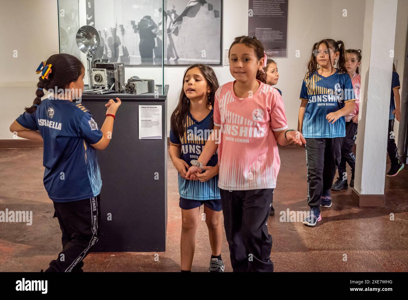 Visita alla scuola, Museo Nazionale della Costa Rica, San Jose, Costa Rica, America centrale Foto Stock