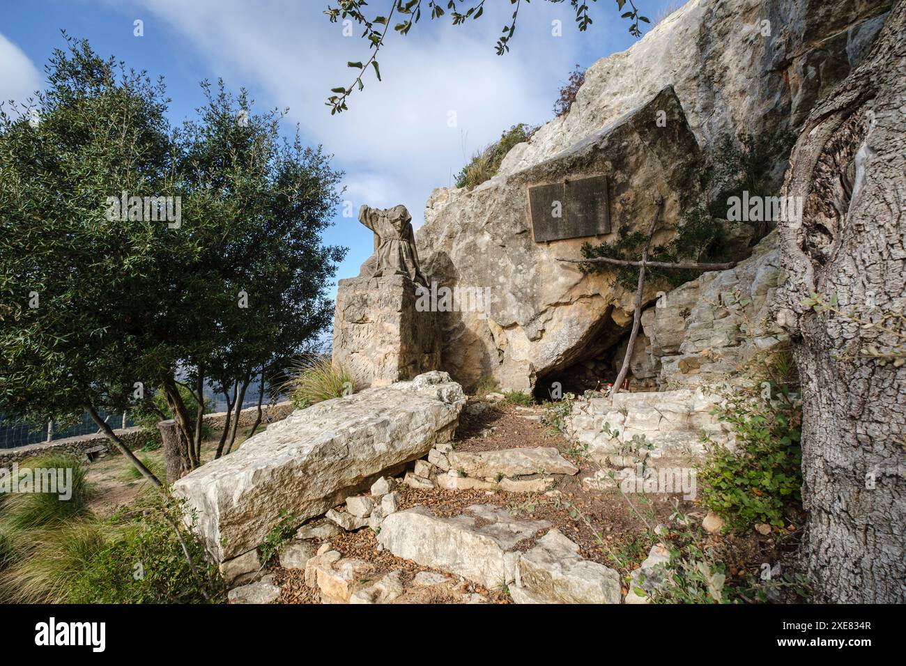 Ramon Llull grotta Foto Stock