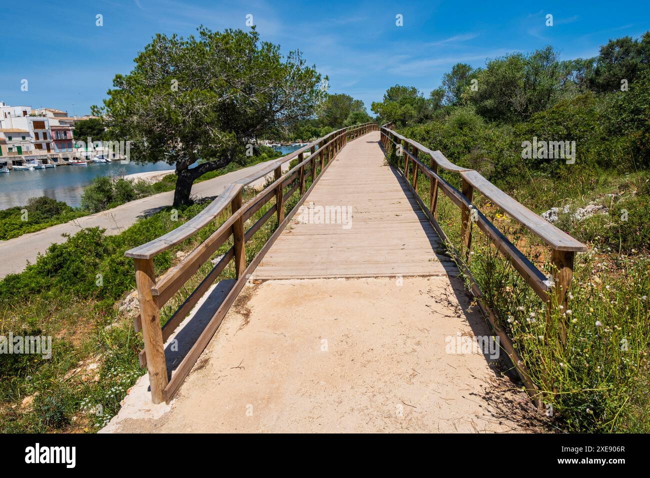 Via verda Foto Stock