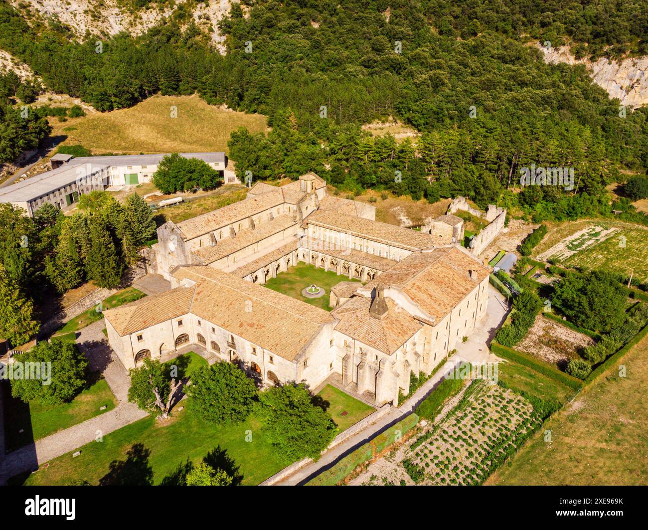 Monastero di Santa MarÃ­a la Real de Iranzu Foto Stock
