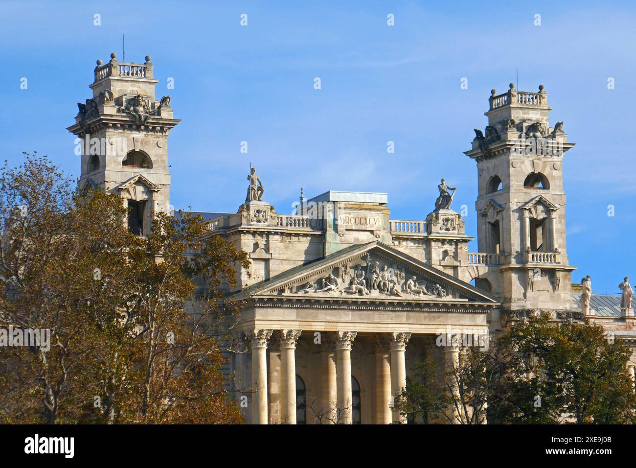 Palazzo di giustizia a Budapest, Ungheria Foto Stock