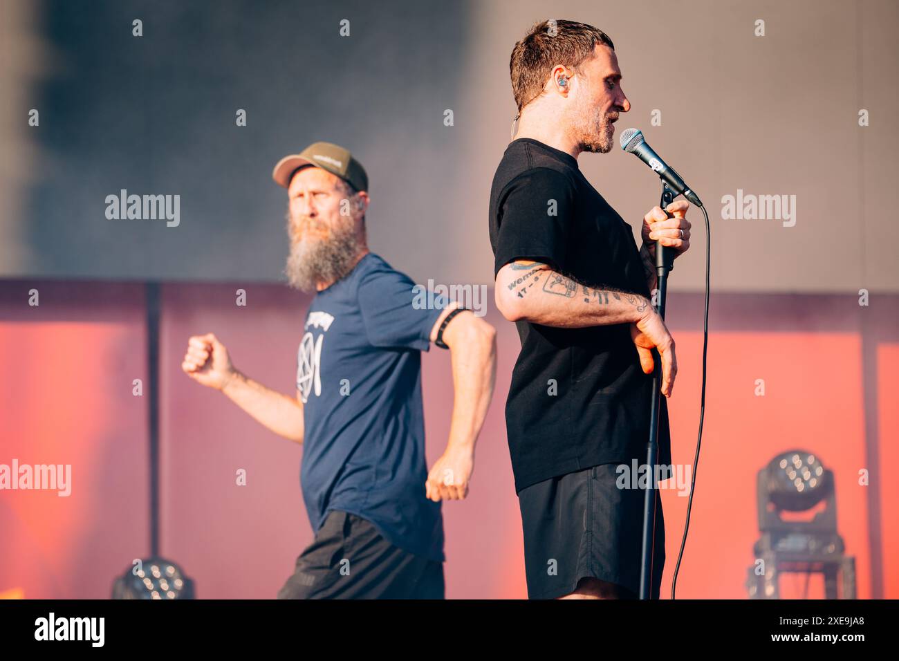 Seaford Mods vive a Lido di Camaiore (LU) Italia, la prima Estate Foto Stock