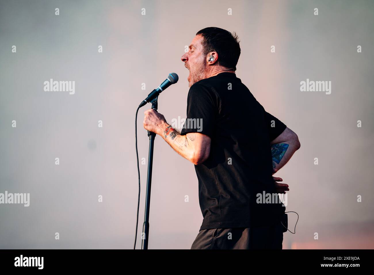 Seaford Mods vive a Lido di Camaiore (LU) Italia, la prima Estate Foto Stock