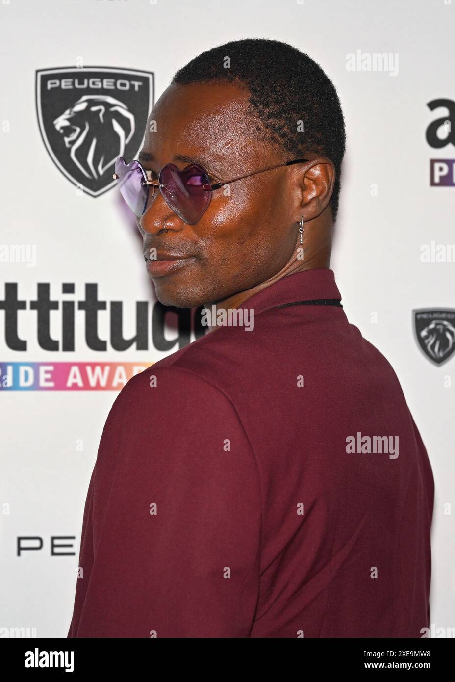 LONDRA, REGNO UNITO. 26 giugno 2024. Bisi Alimi partecipa agli Attitude Pride Awards 2024 al Raffles London, The OWO, Londra, Regno Unito. Credito: Vedi li/Picture Capital/Alamy Live News Foto Stock