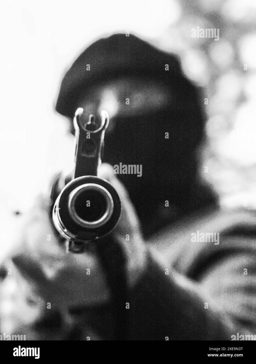 Sulla camera della pressa, la camera ak 74 Foto Stock