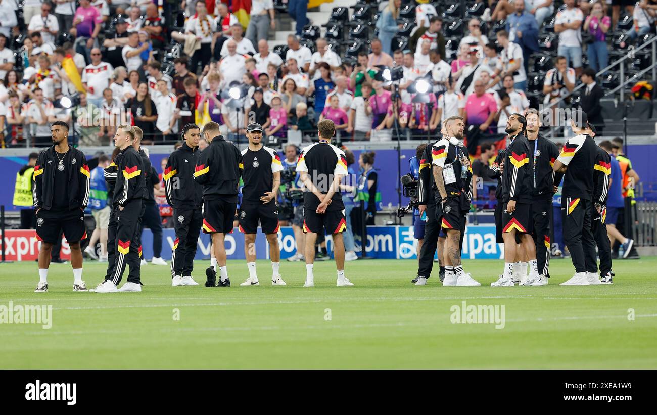 Francoforte sul meno, Ger. 23 giugno 2024. 23 giugno 2024, calcio, Euro 2024, turno preliminare, Svizzera C Germania, GER, Francoforte, Stadium Site Inspection Germania, credito: HMB Media/Alamy Live News Foto Stock