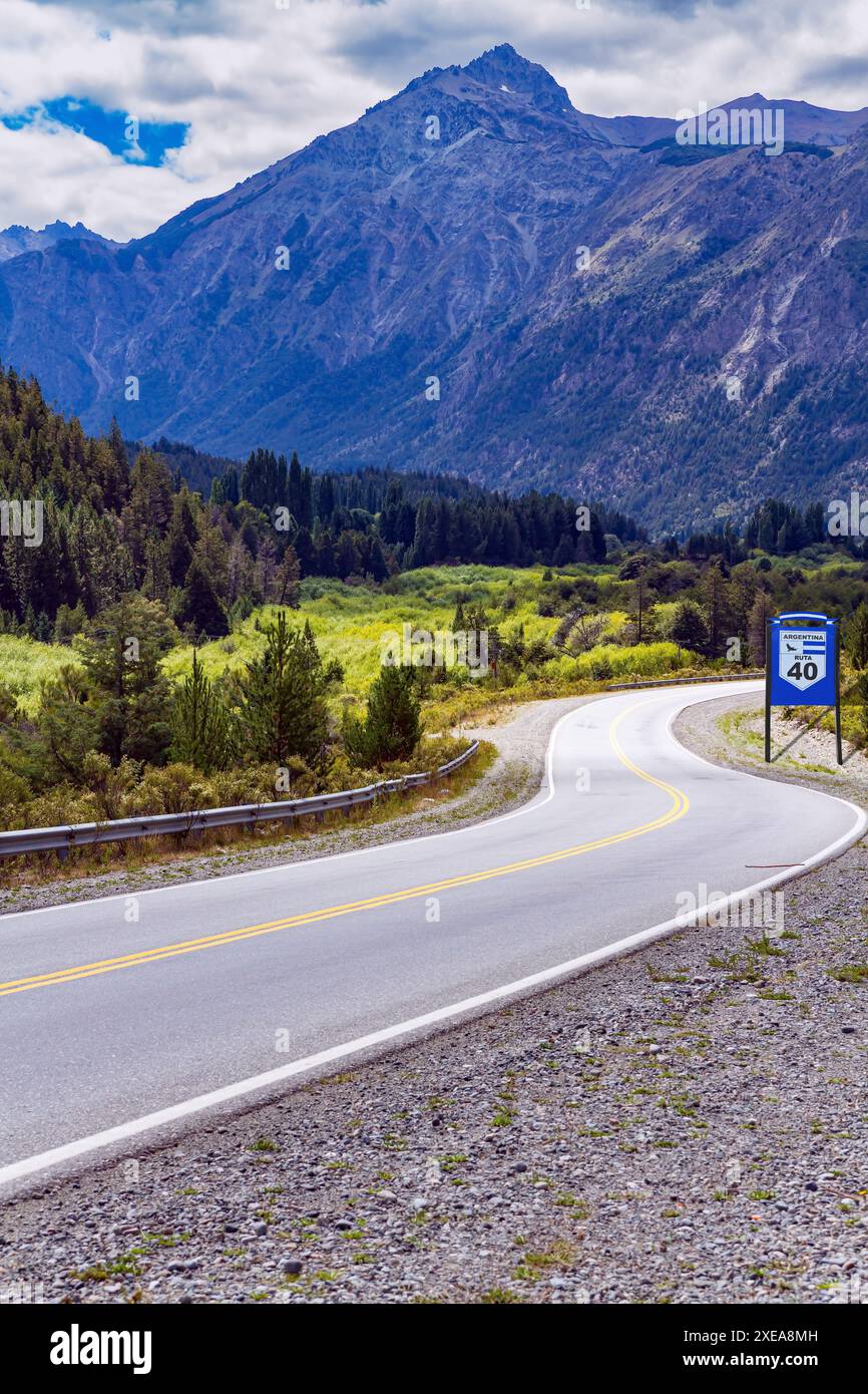 La famosa autostrada 40 Foto Stock