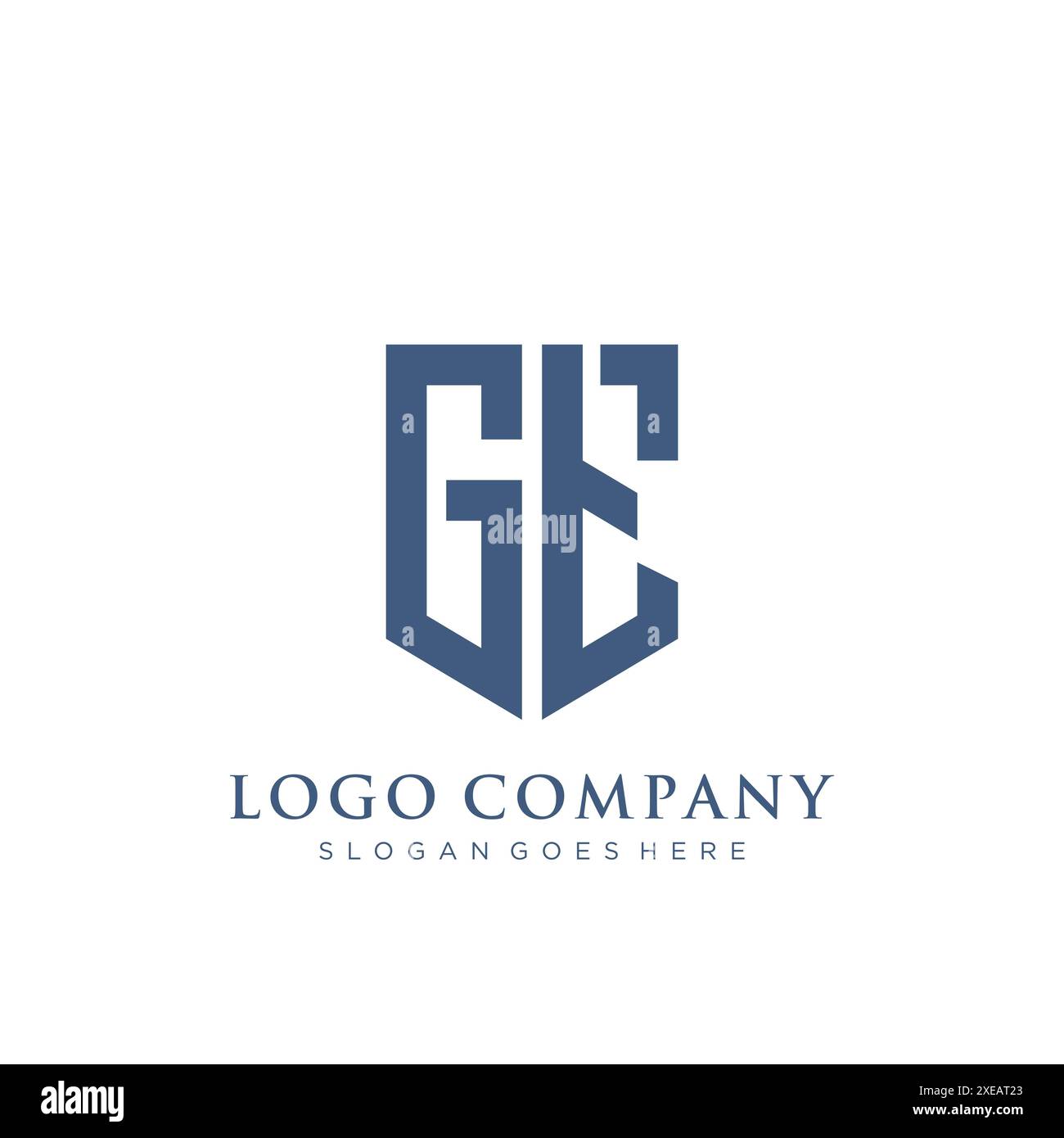 Logo di tipo GT Shield. Illustrazione Vettoriale