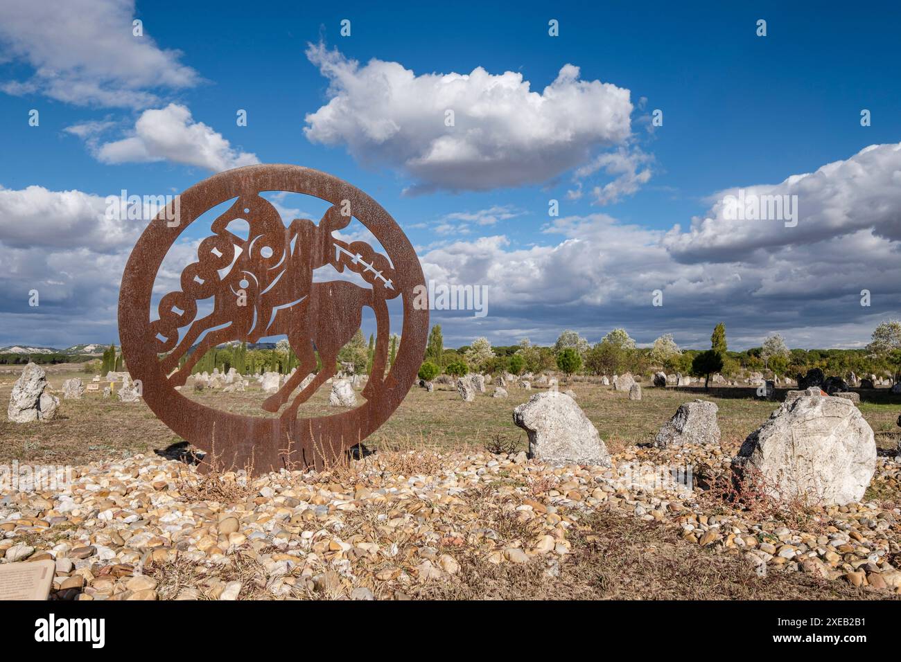 Necropoli di Las Ruedas Foto Stock