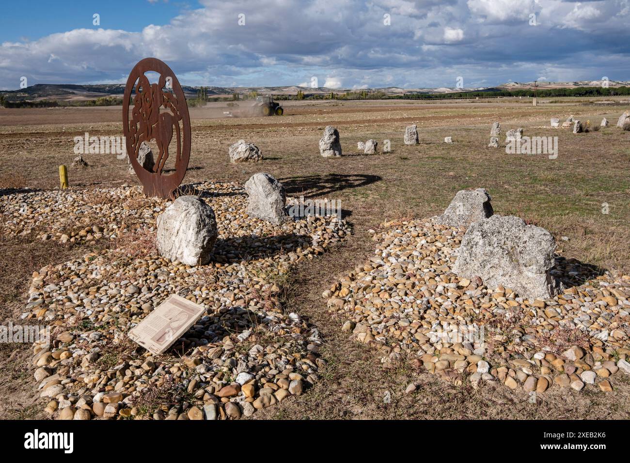 Necropoli di Las Ruedas Foto Stock
