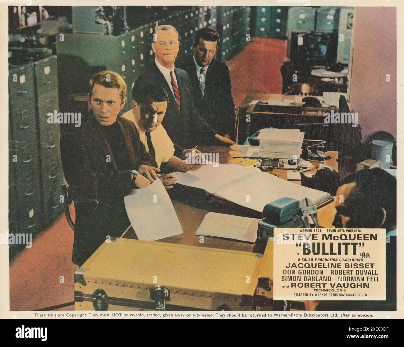 Bullitt (Warner Bros., 1968). Interpretato da Steve McQueen. Diretto da Peter Yates Foto Stock