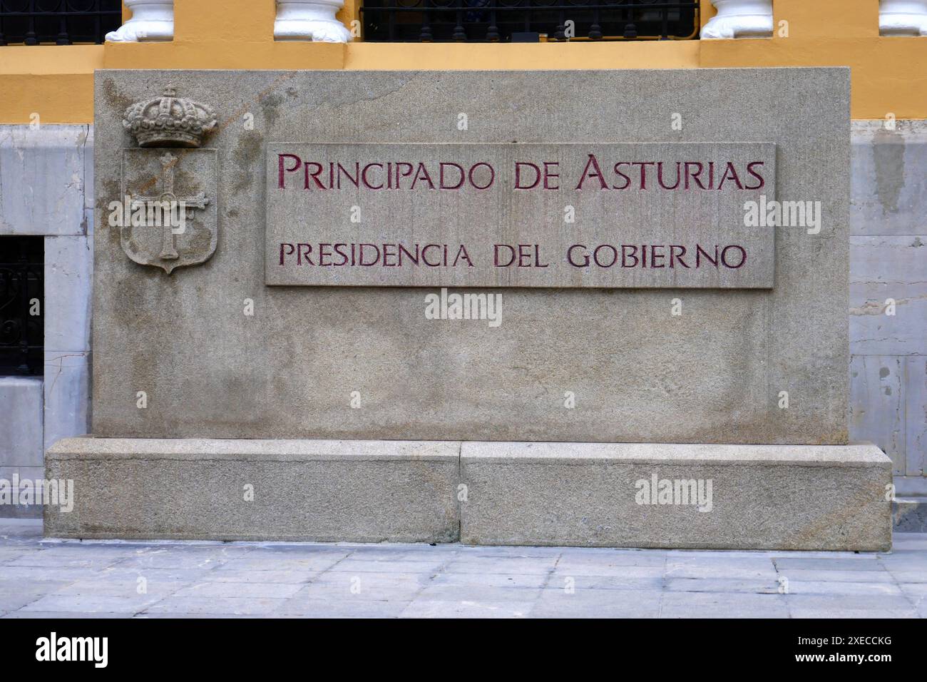 Governo del Principato delle Asturie a Oviedo, in Spagna Foto Stock