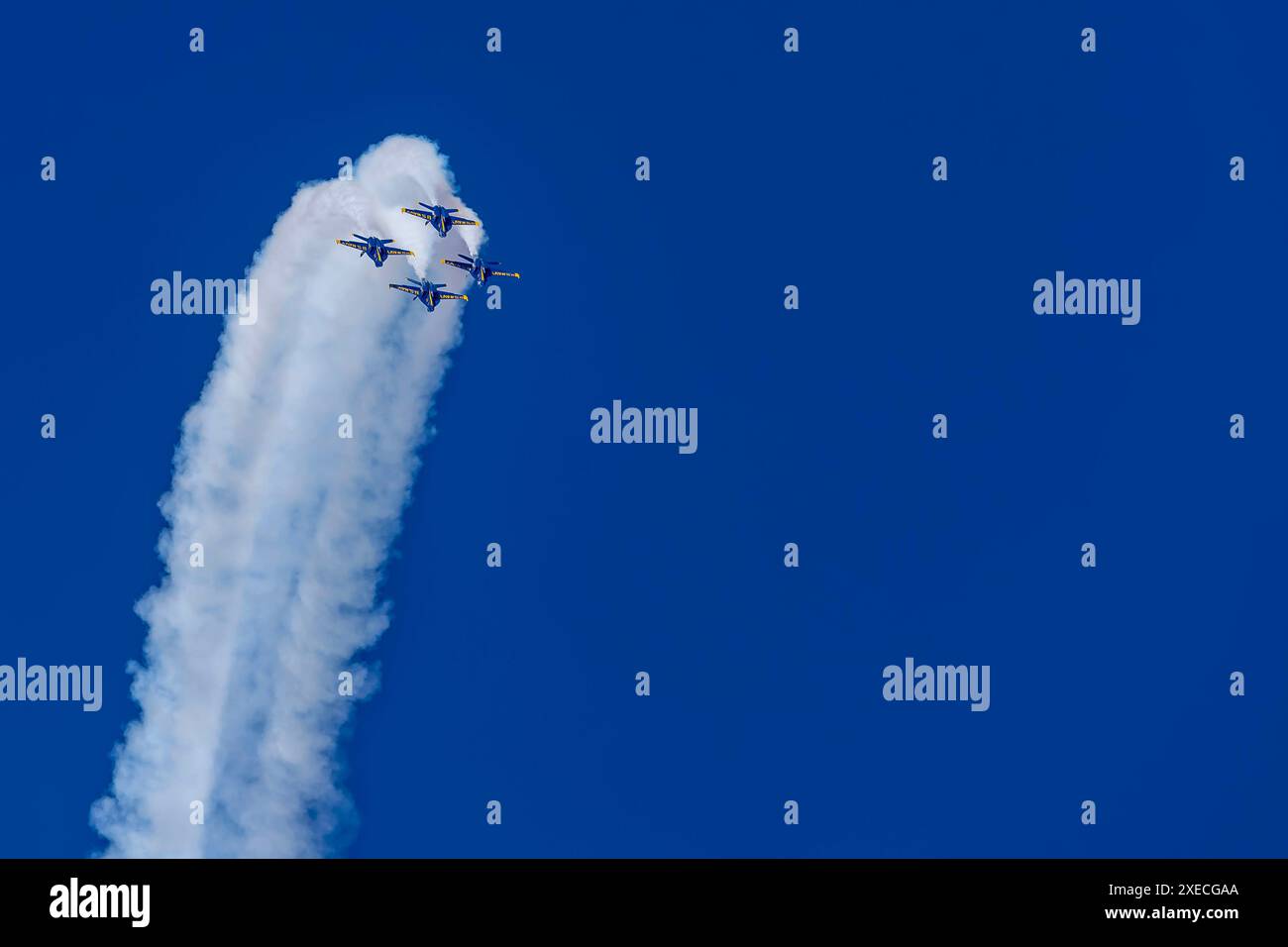 Blue Angels Soar: Allenamento di precisione per il debutto stagionale Foto Stock