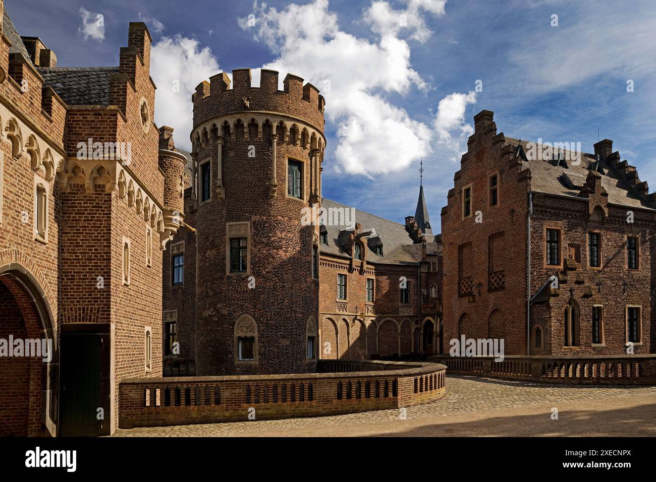 Castello di Paffendorf, Bergheim, distretto Rhein-Erft, Renania settentrionale-Vestfalia, Germania, Europa Foto Stock