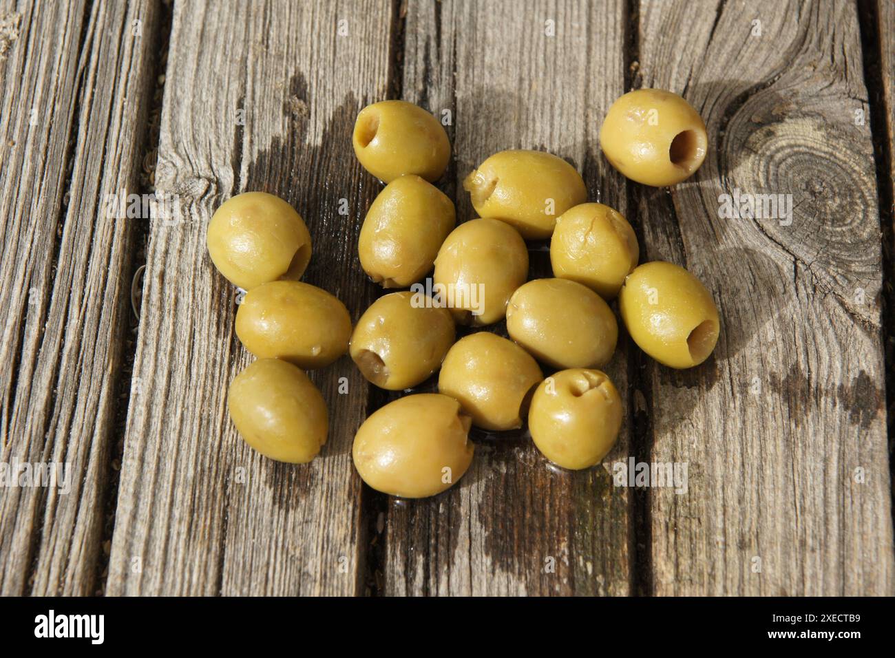 Olea europaea, olive Foto Stock