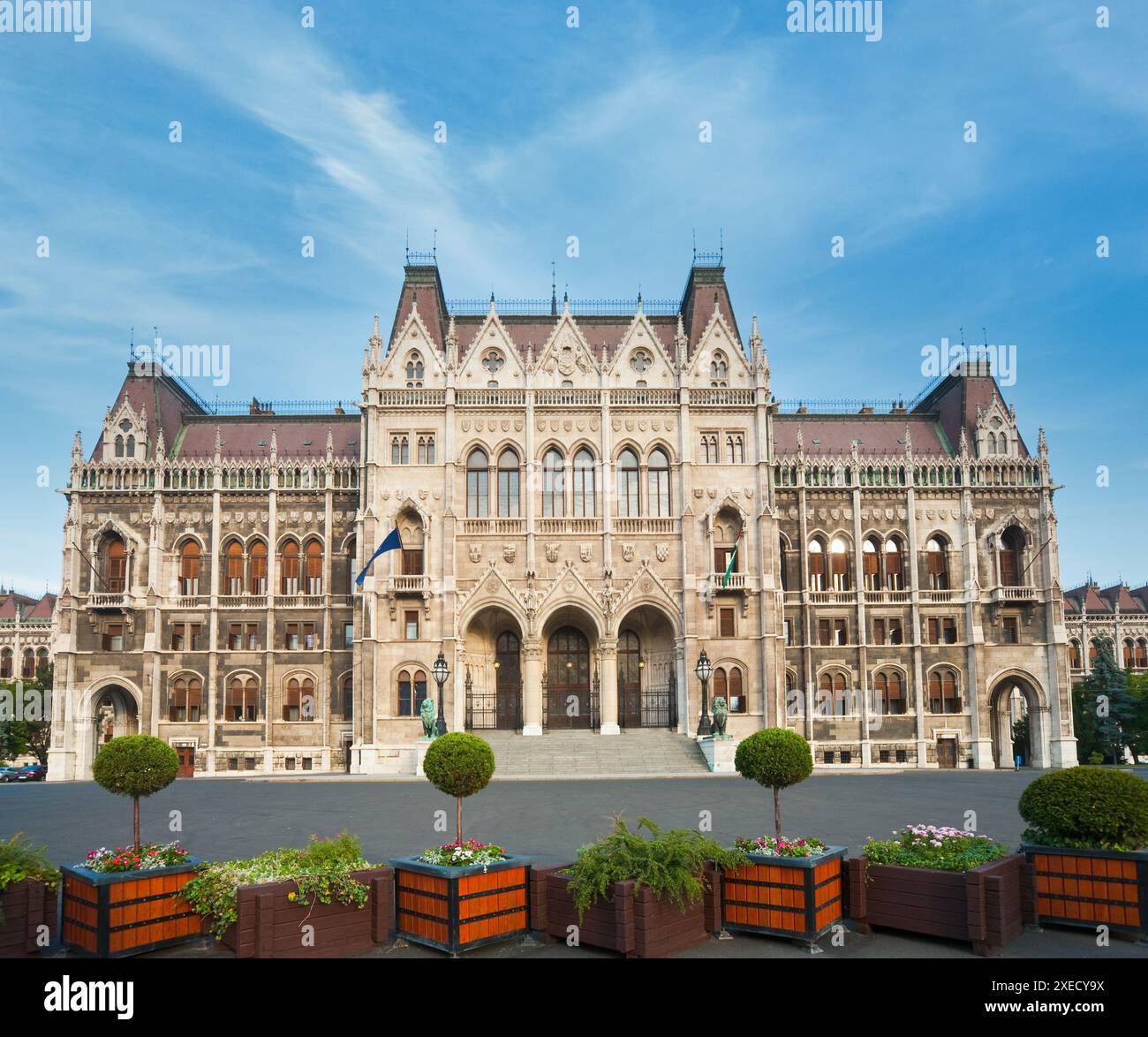 Vista di Budapest Foto Stock