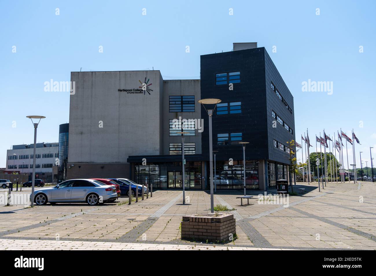 Hartlepool, Cleveland, Regno Unito. Hartlepool College of Additional Education. Foto Stock