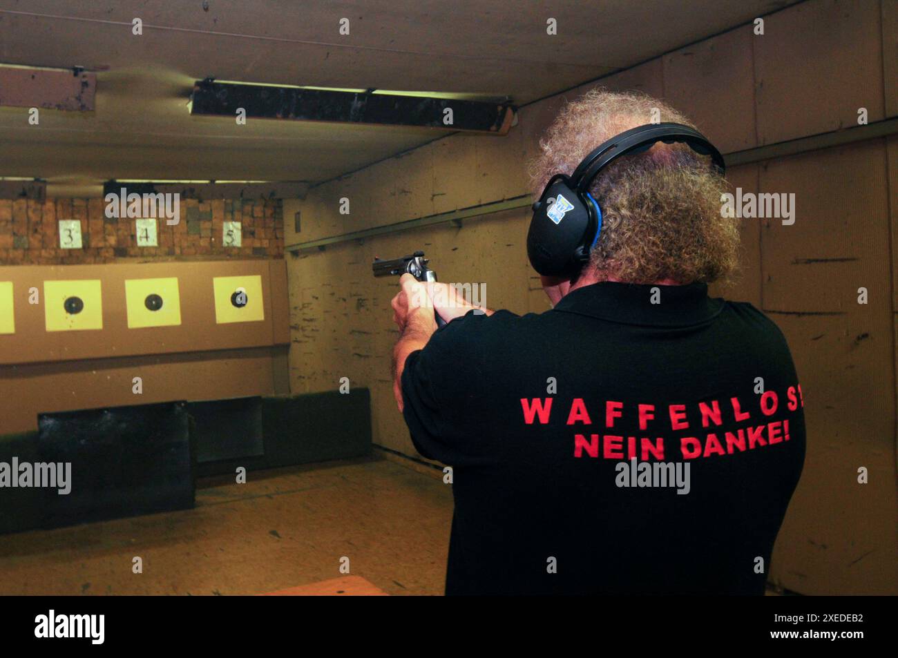 Attrezzature sportive per il tiro Foto Stock