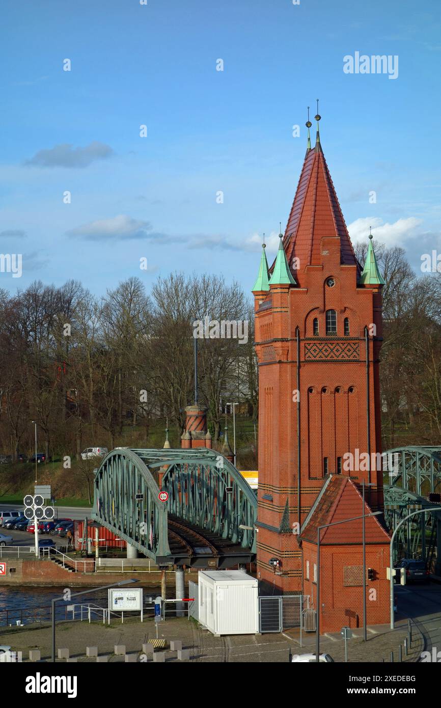 Marstall Bridge a LÃ¼beck, Germania Foto Stock