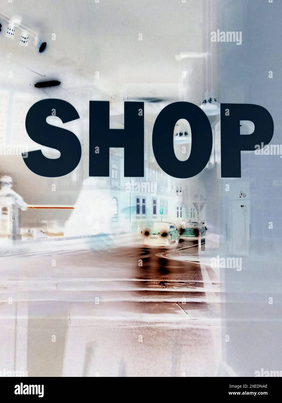 Acquisto e vendita in commercio Foto Stock