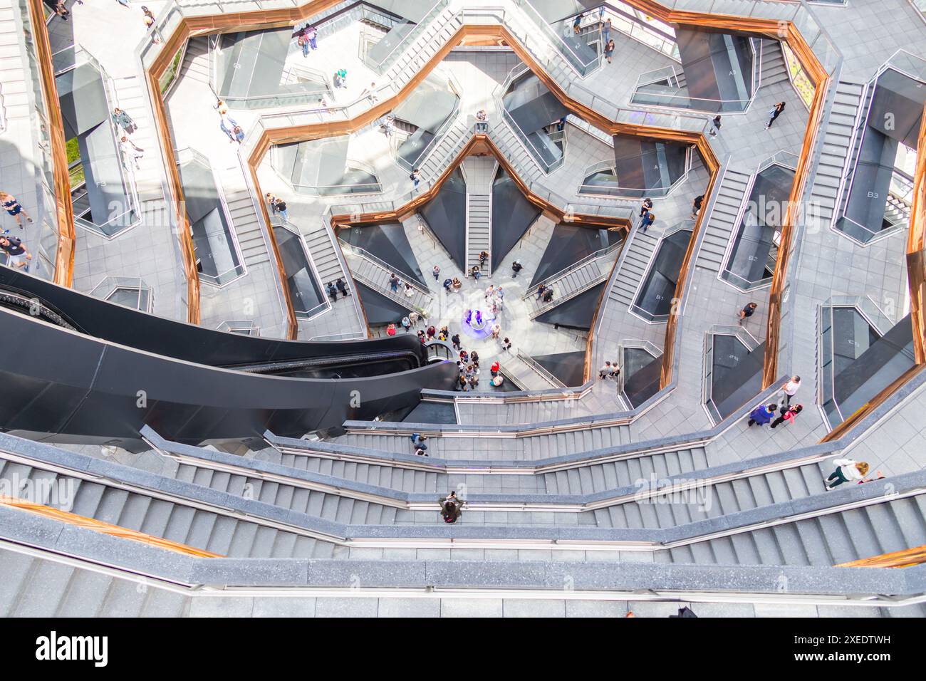 New York City, NY, USA - 17 maggio 2019: La nave, nota anche come Hudson Yards Staircase Foto Stock