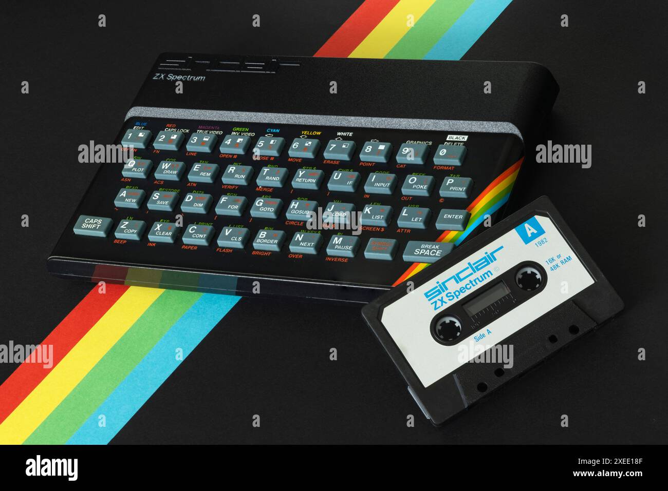 Home computer Sinclair ZX Spectrum Foto Stock