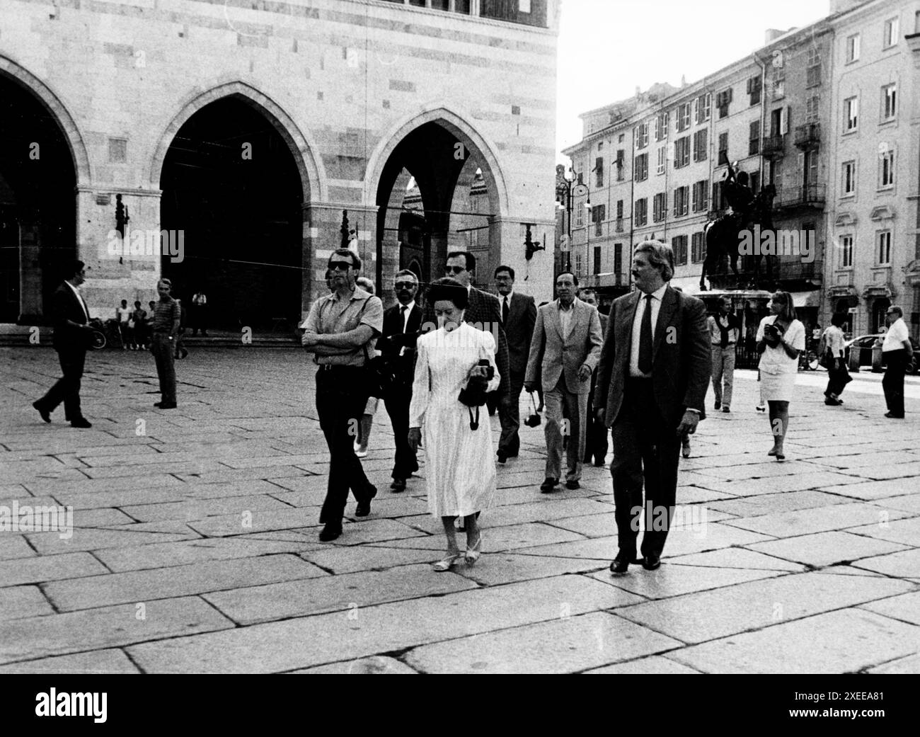 Anni' 90 ItaliaArchivio StoricoOlycom/LaPresseMargaret, contessa di Snowdon (Margaret Rose; Glamis, 21 agosto 1930 &#x2013; Londra, 9 febbraio 2002), &#xe8; stata una principessa britannica, seconda figlia di re Giorgio vi del Regno Unito e di Elizabeth Bowes-Lyon, sorella minore della regina Elisabetta II e zia di re Carlo III. nel 1952, anno dell'ascesa al trono di sua sorella, divenne potenziale reggente al trono del Regno Unito fino al compimento della maggiore et&#xe0; di suo nipote Carlo nel 1969, se la regina fosse morta o avesse abdicato durante la minore et&#xe0; dell Foto Stock